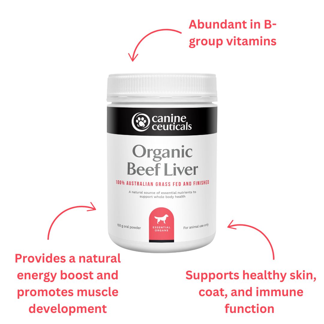 Organic Beef Liver Benefits - CanineCeuticals