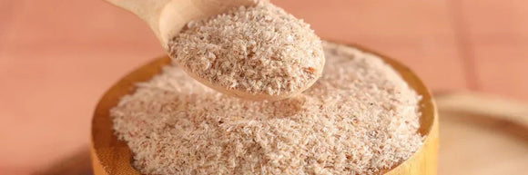 Psyllium husk fibre supplement supporting dog stool consistency