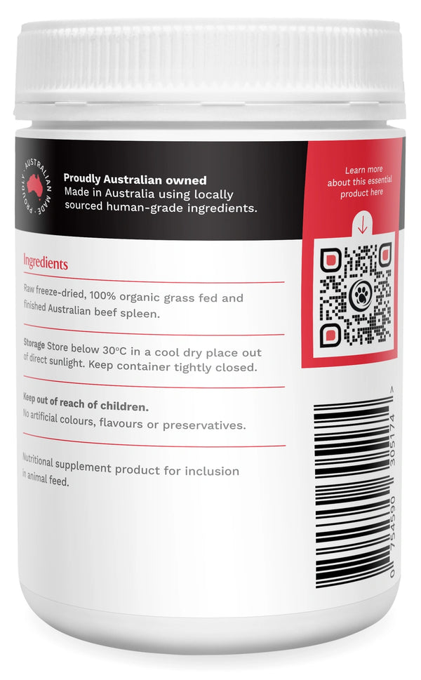 Organic Beef Spleen -  right