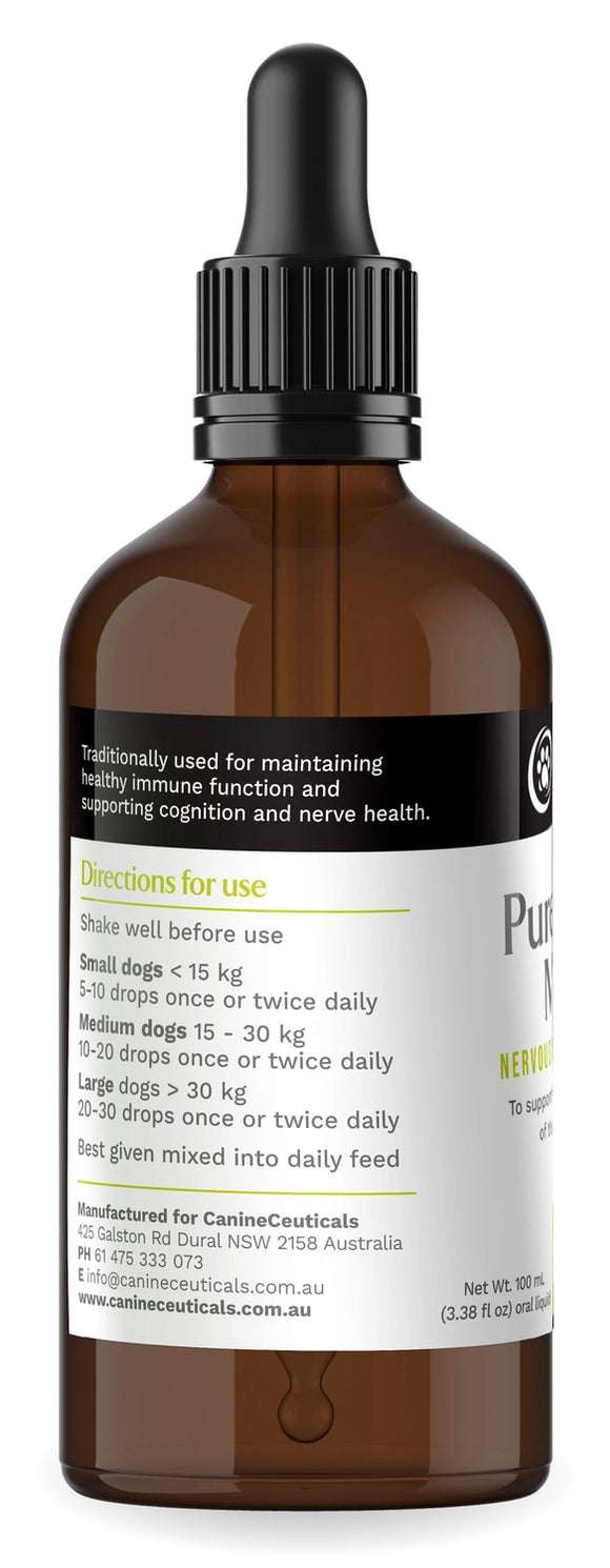 CanineCeuticals - PURE LION’S MANE NERVOUS SYSTEM SUPPORT - Left